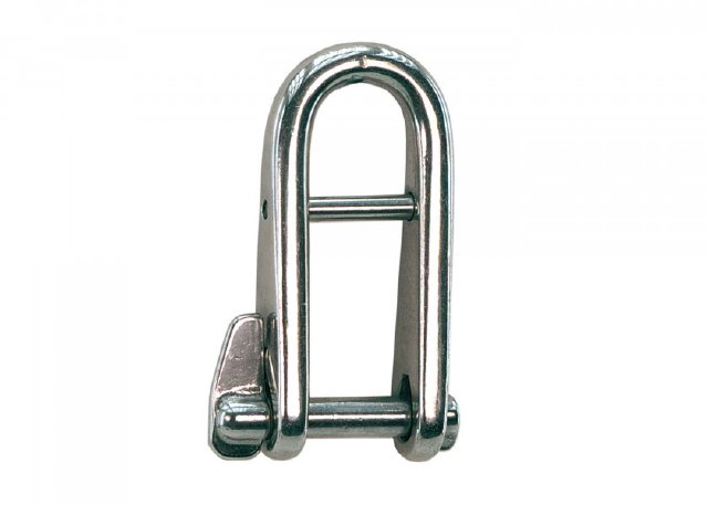 Stainless Steel Key Pin Shackle with Bar